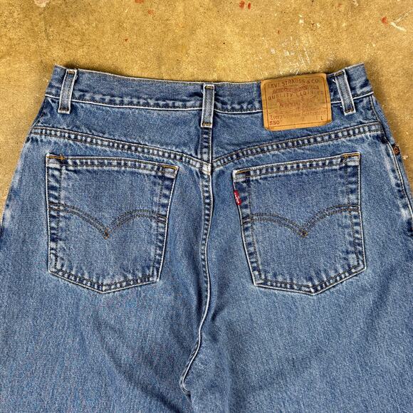 Vintage Levi’s 550 Relaxed Fit‎ Tapered Leg Women’s Jeans Size 14 Reg L 1999 - Picture 5 of 13